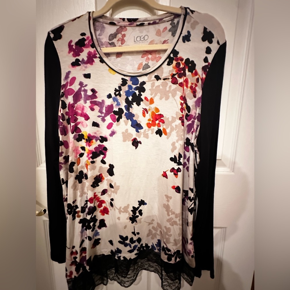 LOGO long sleeve tunic